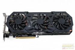 Gigabyte GTX 960 G1 Gaming Video Card Top View
