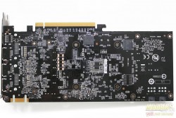Gigabyte GTX 960 G1 Gaming Video Card Rear PCB