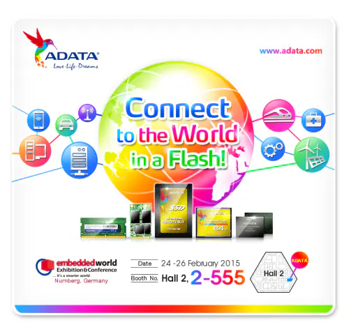 ADATA to Display Industrial Flash Storage 2 EW2015_invitation