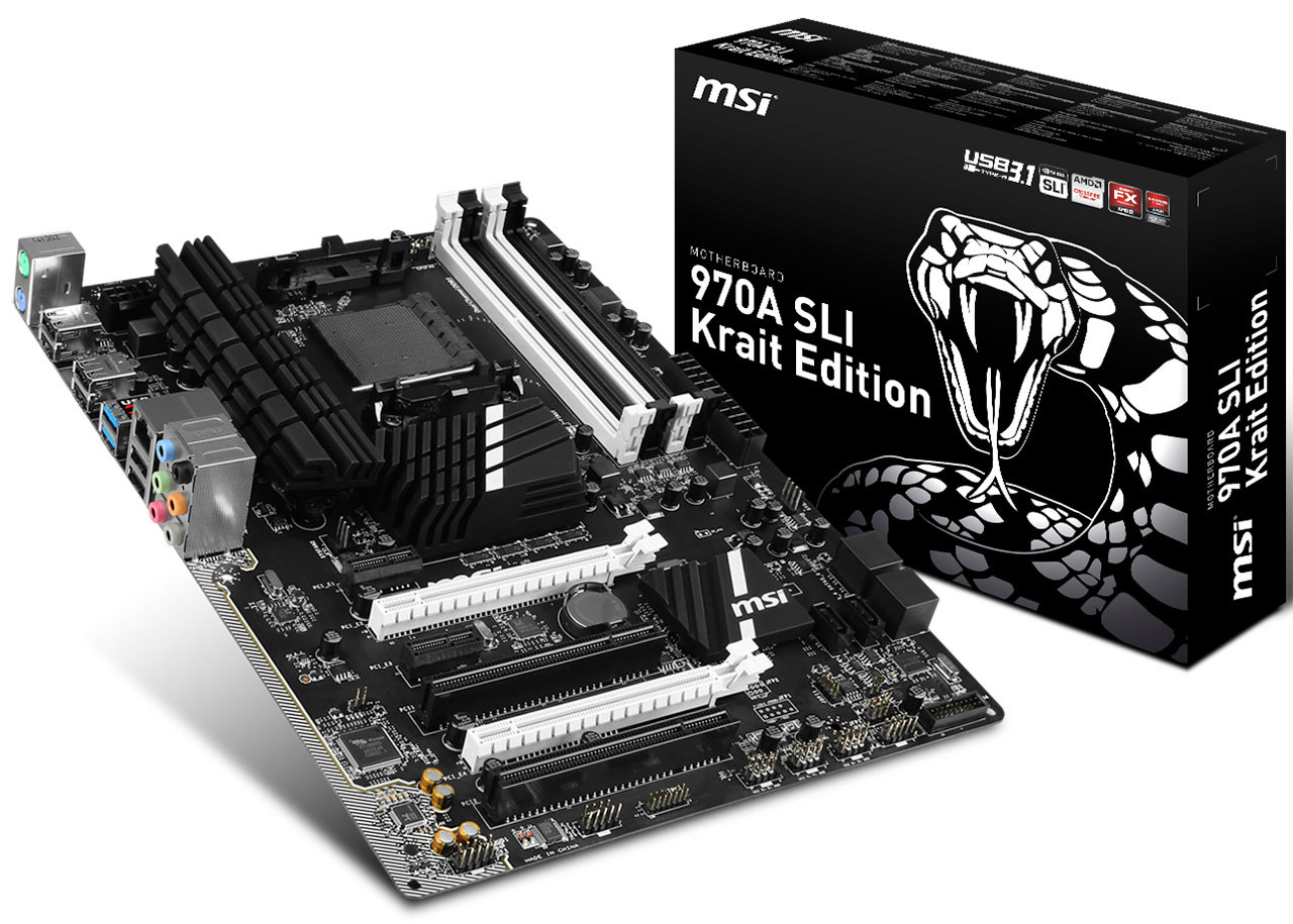 MSI 970A Krait SLI Is World s 1st AMD Motherboard Featuring USB 3.1 Modders Inc