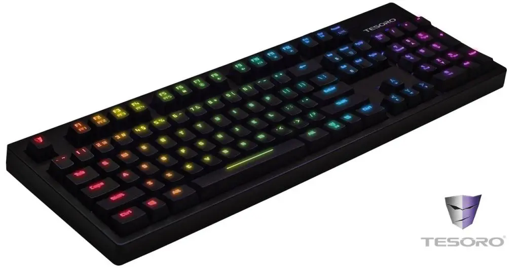 Tesoro Announces the Excalibur Spectrum Mechanical Keyboard: Key-by-Key Customizable Backlighting in North America 1 excalibur1