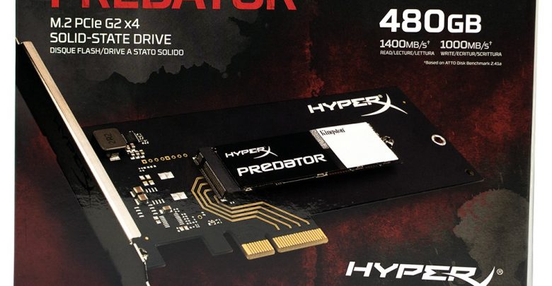 The Kingston HyperX Predator PCIe SSD