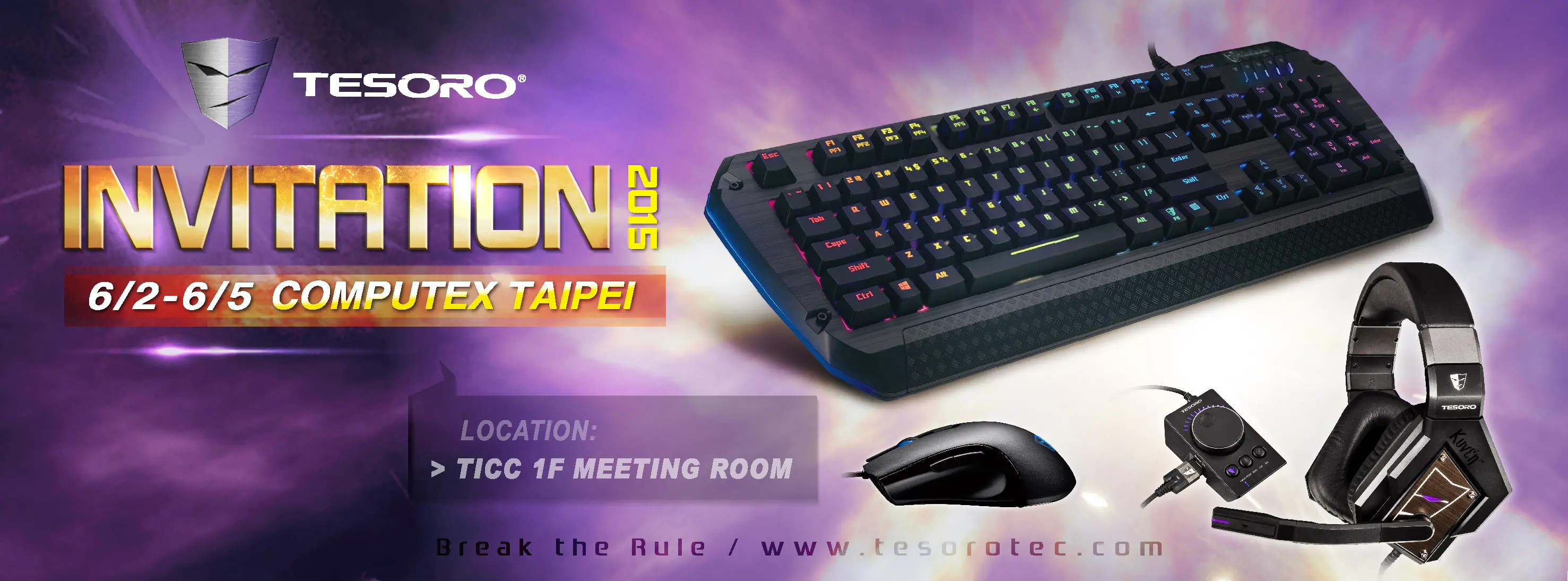 Tesoro to Showcase a New Direction for the Company at COMPUTEX 2015 1 banner_cebit_invitation_20150506