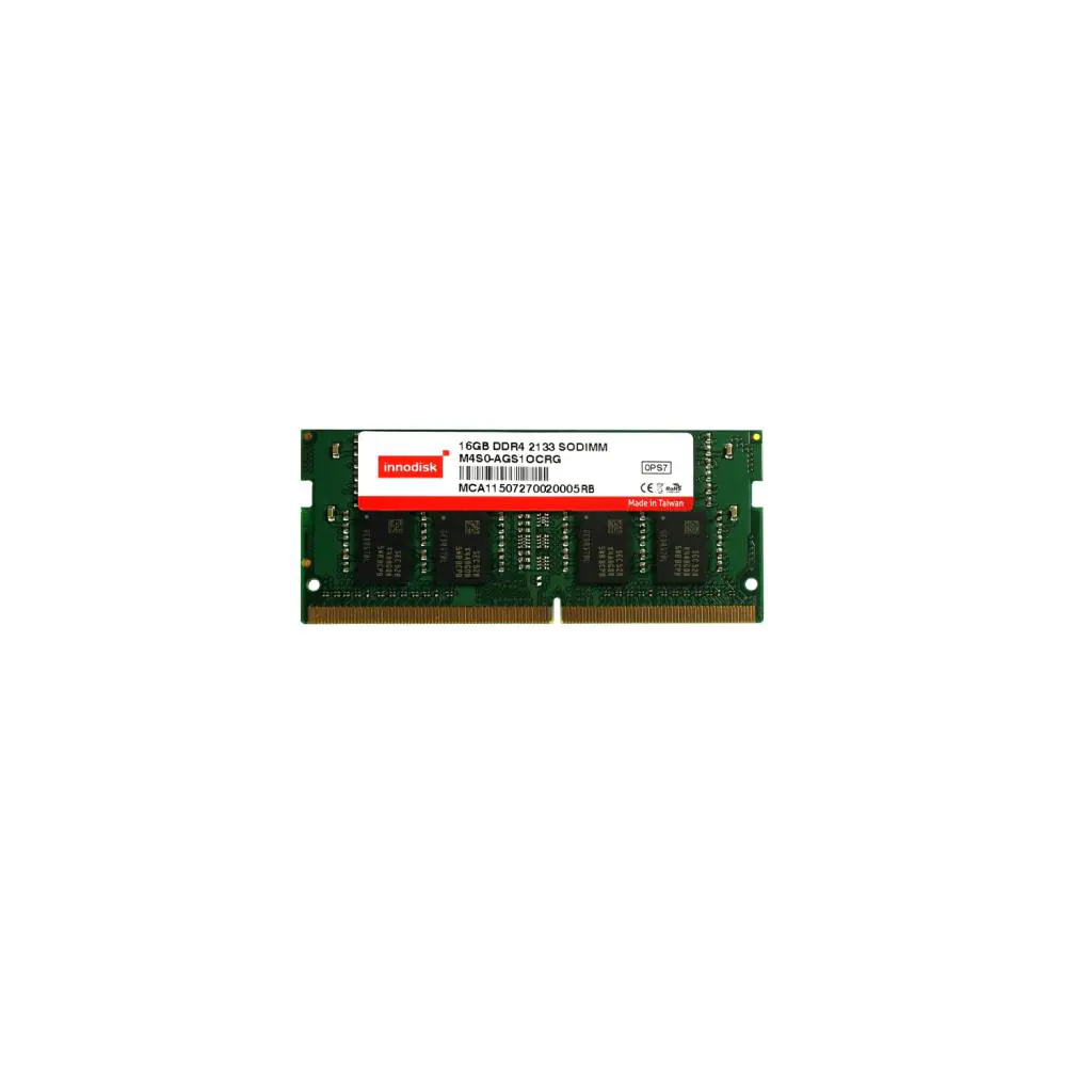 Innoodisk Launches New 16GB DDR4 Memory Modules for Embedded Systems and Servers 2 Embedded_DDR4_SO-DIMM_16G
