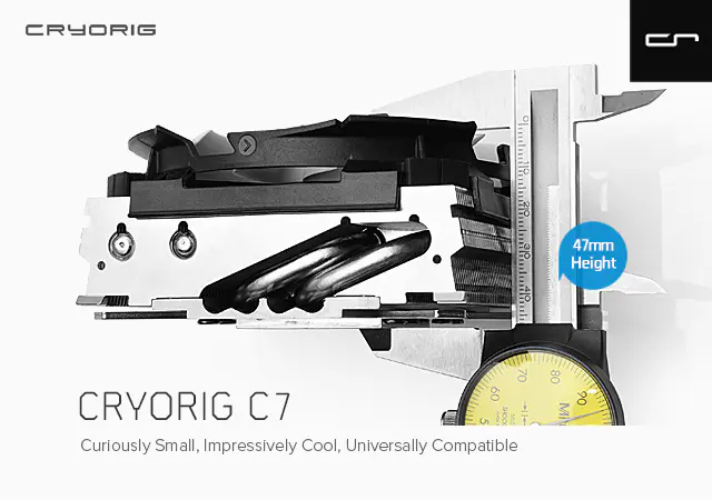 Cryorig Releases C7 47mm Tall Compact Cooler 2 20150909_c7_00