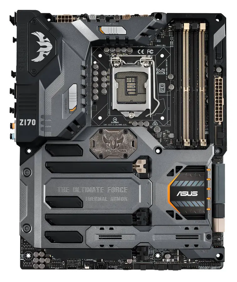 ASUS Launches TUF Sabretooth Z170 Mark 1 Motherboard 2 ASUS_TUF_Sabertooth_Z170_Mark_1_002
