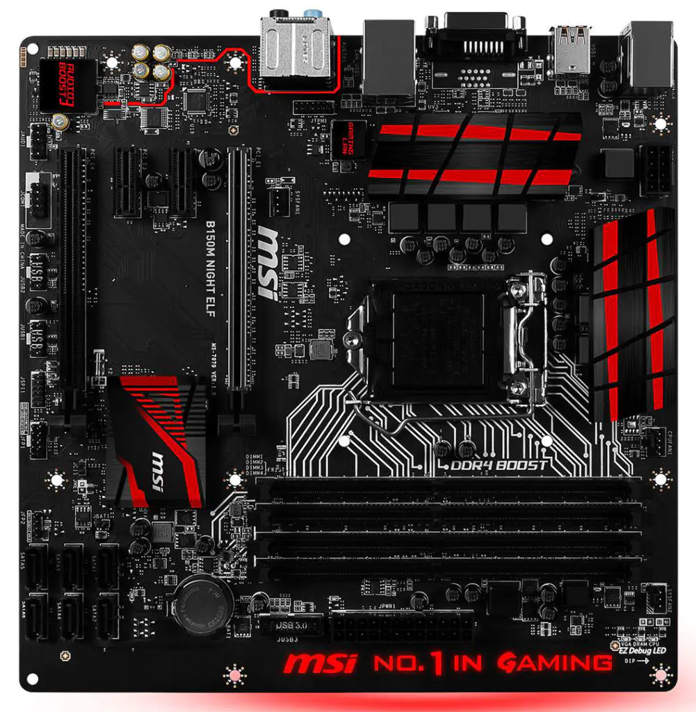 MSI B150M Night Elf and Z170I GAMING PRO AC Motherboards Unveiled 2 b150aneb