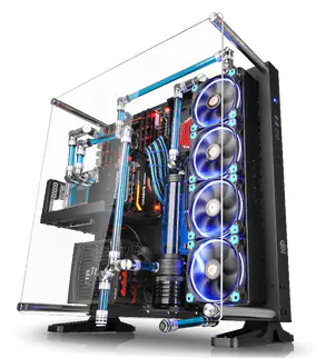 Thermaltake Core P5 ATX Wall Mount Case Now Available Worldwide 4 Thermaltake Core P5 ATX Open Frame Panoramic Viewing Gaming Computer Chassis Provides Panoramic Viewing(1)