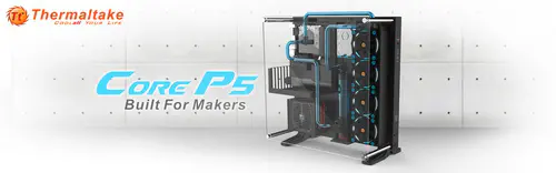 Thermaltake Core P5 ATX Wall Mount Case Now Available Worldwide 2 Thermaltake Core P5 ATX Open Frame Panoramic Viewing Gaming Computer Chassis(1)