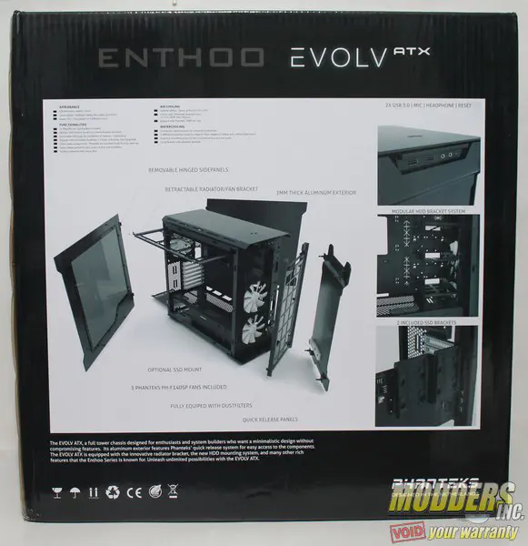 Phanteks Enthoo Evolv ATX Galaxy Silver Edition Review 3 IMG_5233