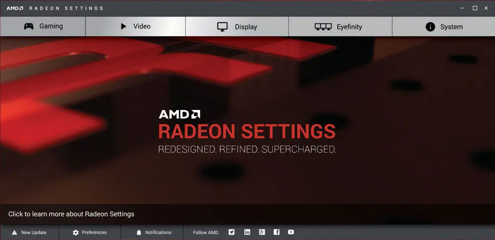 R.I.P. Catalyst Control Center, Long Live Radeon Settings 1 radeonsettings01