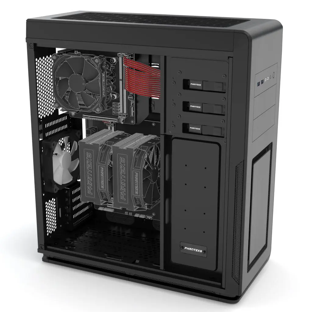 Phanteks Enthoo Mini Dual XL System Chassis Announced 1 Phanteks Enthoo Mini Dual XL System Chassis Announced Case, CES, Chassis, dual xl, enclosure, mini, Phanteks 1