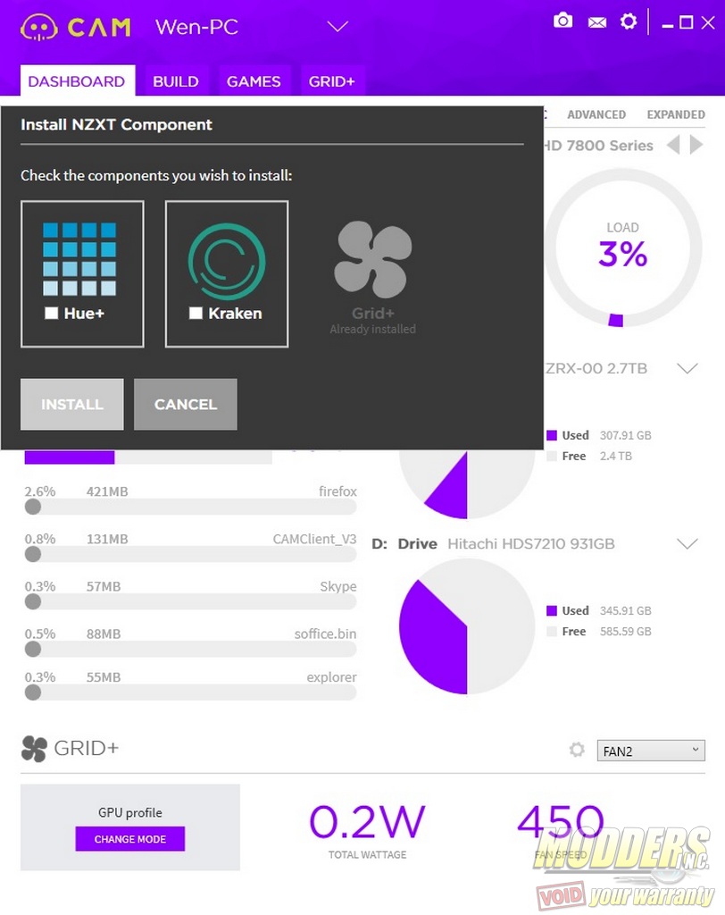 NZXT CAM  PC Monitoring and Configuration Software