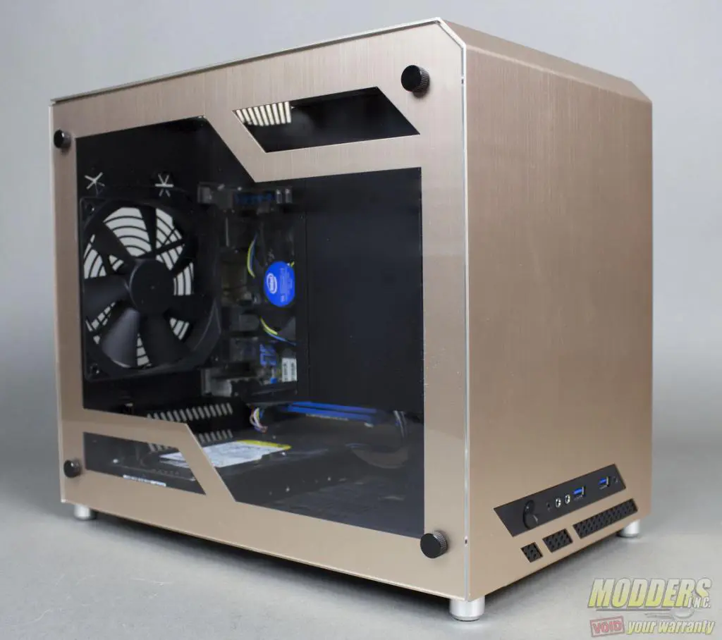 Lian Li PC-Q10 Case Review 1 three quarter