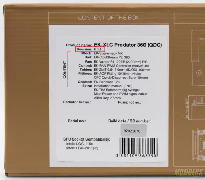 EKWB EK-XLC Predator 360 All-In-One CPU Liquid Cooling Unit Review 5 DSC_8162
