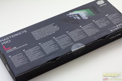 Cooler Master MasterKeys Pro L Keyboard Packaging