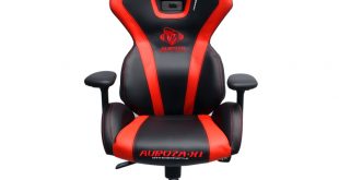 AUROZA XI GLOW PC GAMING CHAIR (BLACK/RED)