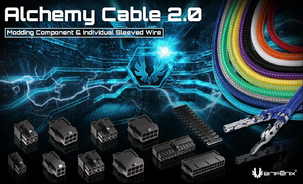 BitFenix Expands Alchemy Cable 2.0 Series Further with Individual Wires, Connectors and Combs 1 bitfenixindividual