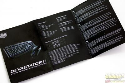 Cooler Master Devastator II Keyboard+Mouse Combo Manual