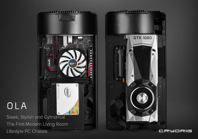 CRYORIG Introduces Two New Cases at COMPUTEX: Taku and Ola Case, Chassis, itx, mac pro, ola, taku 1
