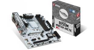 MSI B150M Mortar Arctic