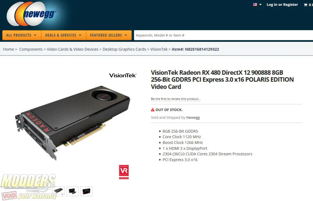 AMD Radeon RX 480 Spotted in NewEgg , Launching June 29 1 rx480 @ NewEgg