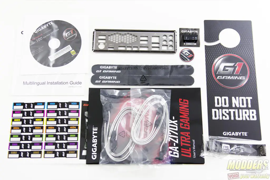 Gigabyte Z170X-Ultra Gaming Review: Rebel Without a Pause 5 Gigabyte Z170X-Ultra Gaming Accessories