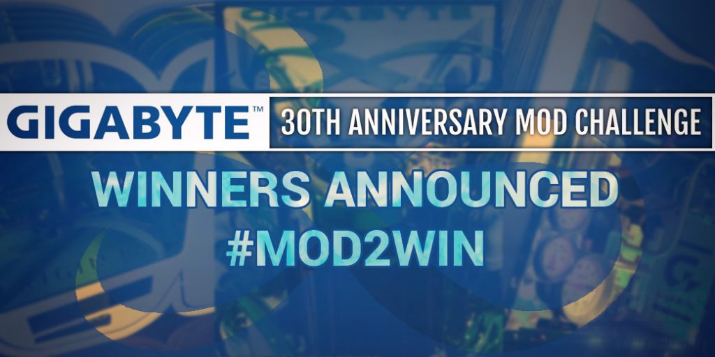 GIGABYTE Mod2Win Winners Announced