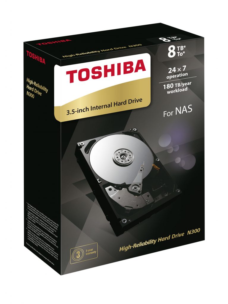 Toshiba Increases N300 NAS HDD Capacity To 8TB - Modders Inc