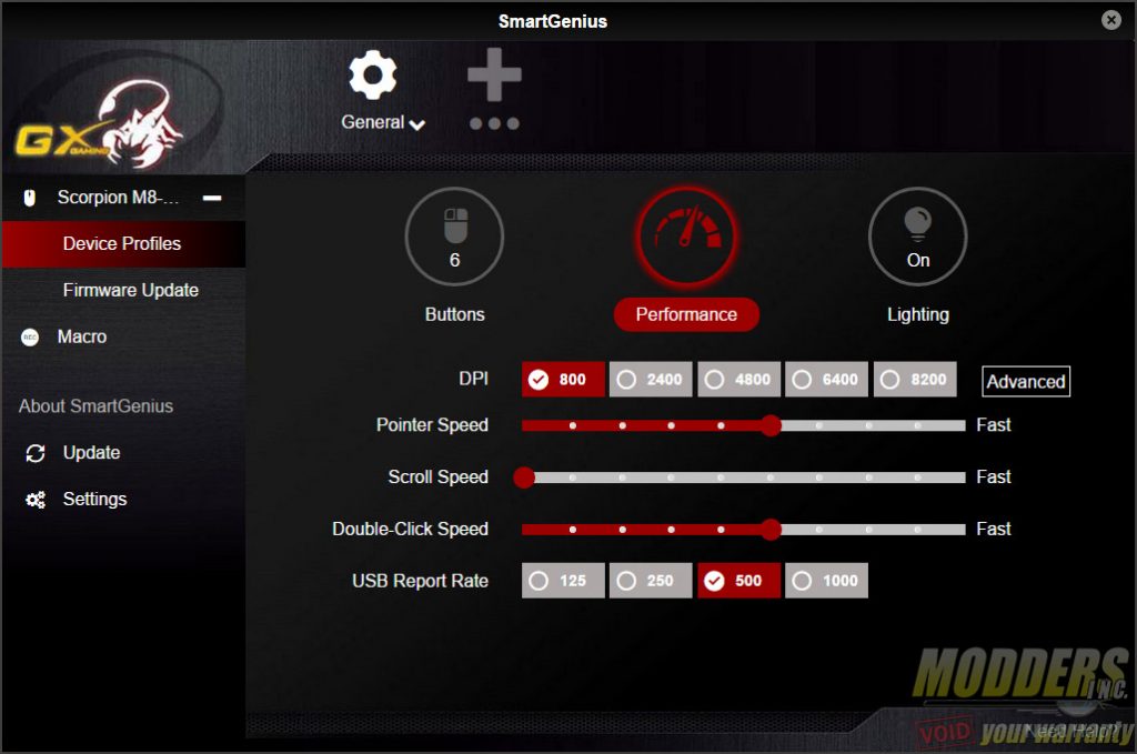 Genius GX Gaming Scorpion M8-610 SmartGenius Software 