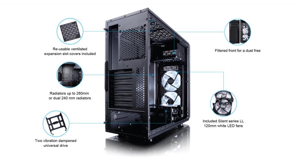 Fractal Design Announces the New Focus G Series Computer Case computer case, Fractal, fractal design 2
