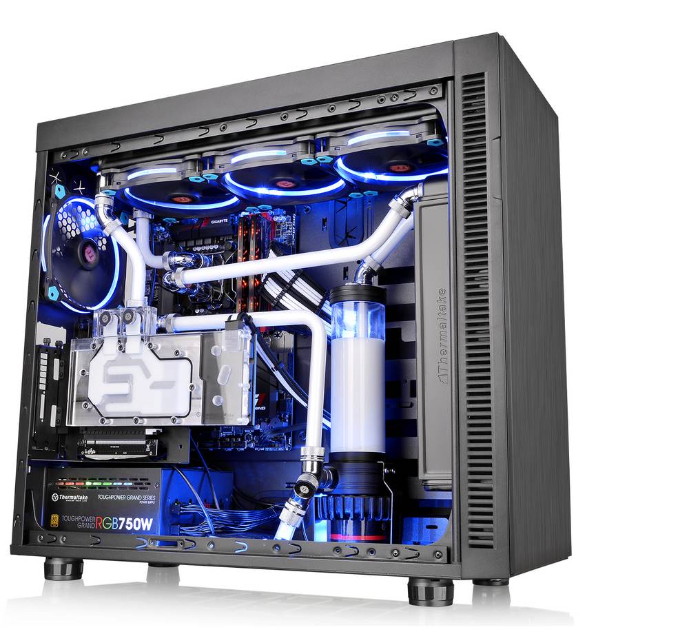 Thermaltake Updates Core V71, V51 and Suppressor F51 with Tempered Glass Chassis, tempered glass, Thermaltake 1