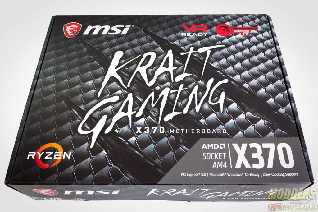 MSI X370 Krait Gaming AM4 Motherboard Packaging