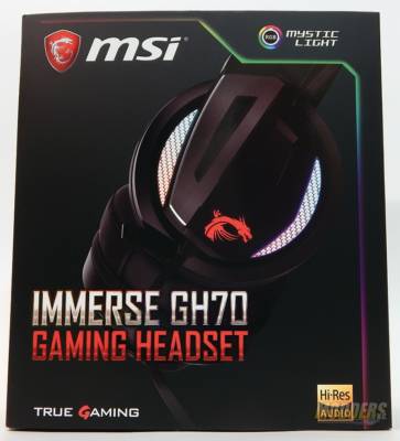 MSI Immerse GH70 Gaming Headset