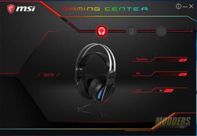 MSI Immerse GH70 Gaming Headset