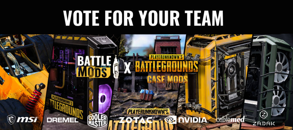 It is time to Vote for your favorite PUBG Case Mod
