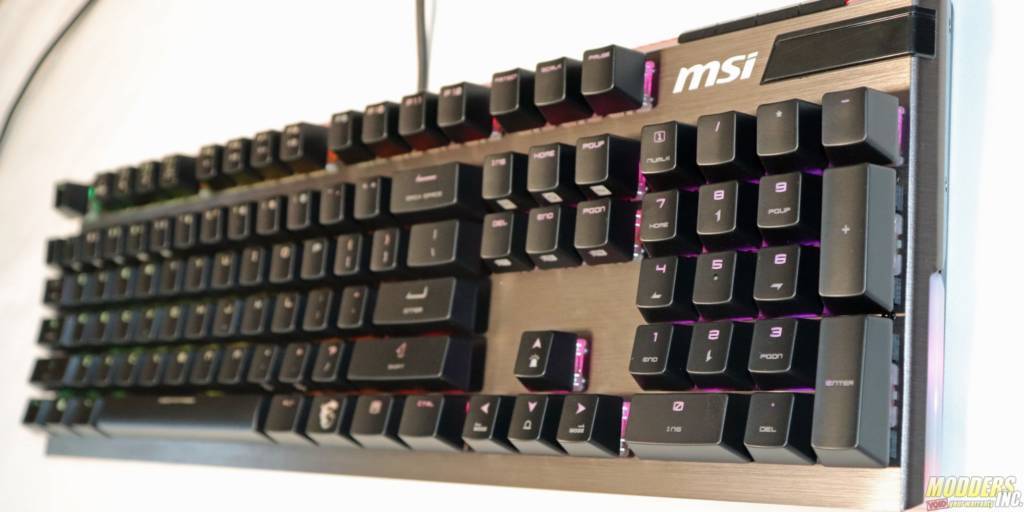MSI Vigor GK80 Gaming Keyboard Cherry MX Silent, Gaming, GK80, Keyboard, MSI, rgb 1