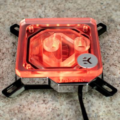 EKWB Velocity CPU LED water block