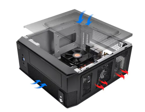 Thermaltake Launches A New Mini-ITX Chassis, The SD101 Case, Mini-ITX, Thermaltake 4