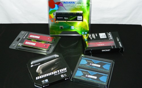 DDR3 RAM Round Up Featuring ADATA, Corsair, Kingston, Mushkin, Patriot
