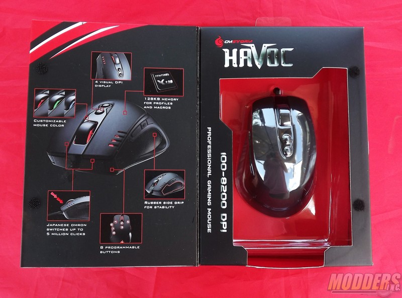 Cooler Master CM Storm HAVOC Pro Gaming Mouse CM Storm, Cooler Master, Gaming Mouse 2