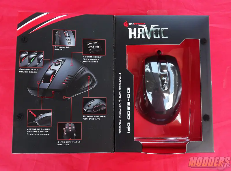 Cooler Master CM Storm HAVOC Pro Gaming Mouse 2 Cooler Master CM Storm HAVOC Pro Gaming Mouse CM Storm, Cooler Master, Gaming Mouse 2