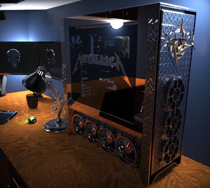 Michael Kaiser's UNFORGIVEN ~ A Metallica Tribute Case Mod Covers CPU Magazine CPU Magazine, EKWB, michael kaiser, mnpctech, modzoo 2