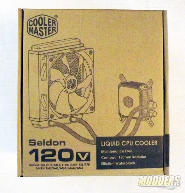 Cooler Master Seidon 120v All In One CPU Cooler AIO Cooler, Cooler Master, CPU Cooler, Water Cooling 3
