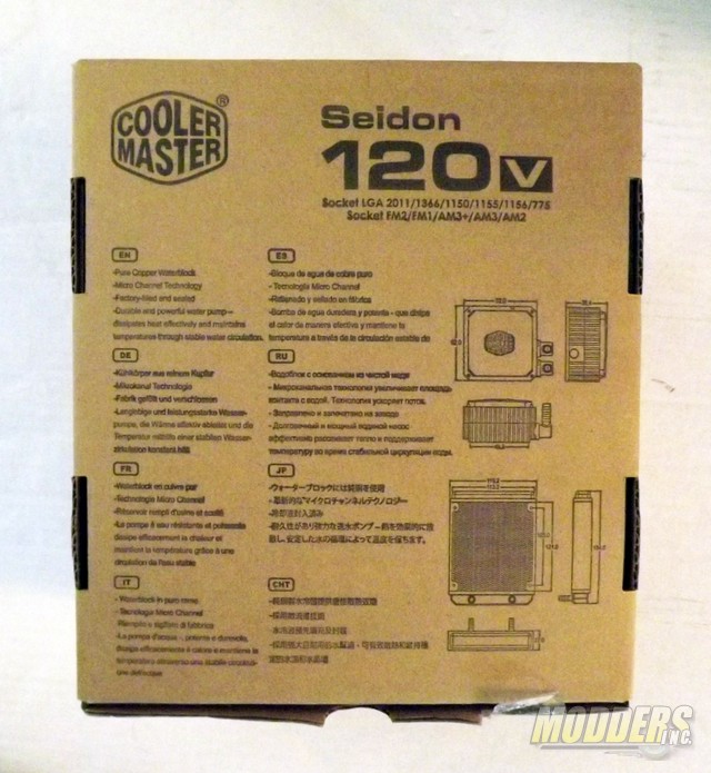 Cooler Master Seidon 120v All In One CPU Cooler AIO Cooler, Cooler Master, CPU Cooler, Water Cooling 5