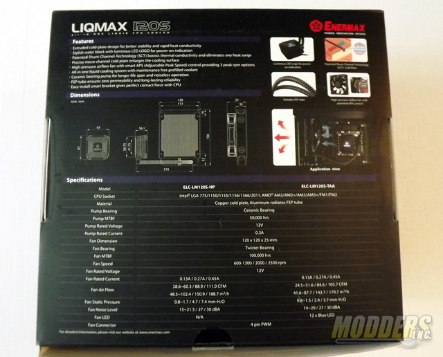 Enermax LIQMAX 120S All-In-One CPU Cooler CPU Cooler, Enermax, Water Cooler 3