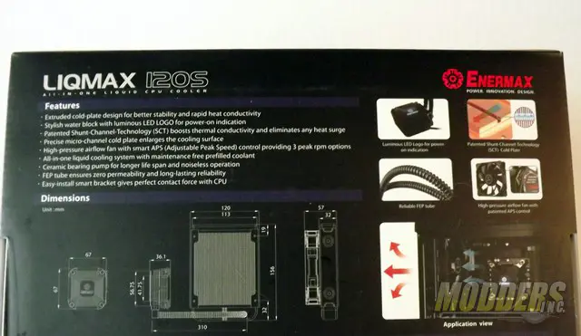 Enermax LIQMAX 120S All-In-One CPU Cooler 5 Enermax LIQMAX 120S All-In-One CPU Cooler CPU Cooler, Enermax, Water Cooler 5