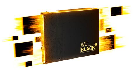 Western Digital WD Black² 2.5-inch Dual Drive (SSD + HDD) Hybrid 2.5 inch Hybrid Drive, SSD, WD, Western Digital 1