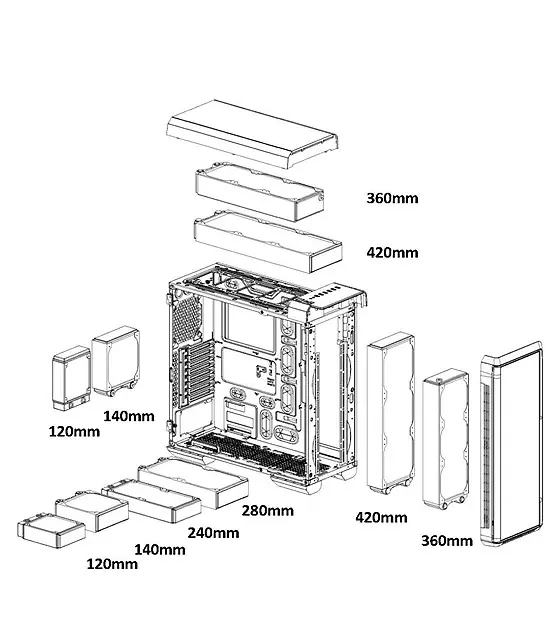 Thermaltake Urban T81 Full Tower Case Opens The Doors To Ultra Water Cooling 3 Thermaltake Urban T81 Full Tower Case Opens The Doors To Ultra Water Cooling ATX, Full Tower, Gaming Case, Thermaltake, Urban T81, Water Cooling, watercooling 3