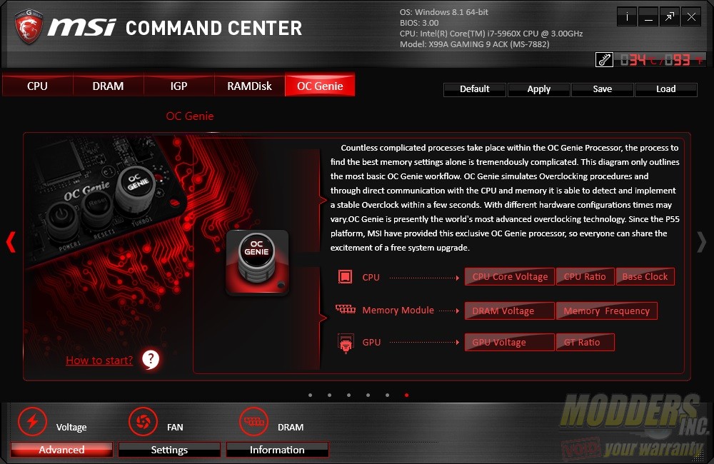 MSI X99A Gaming 9 ACK Motherboard Review | Page 4 of 11 | Modders Inc